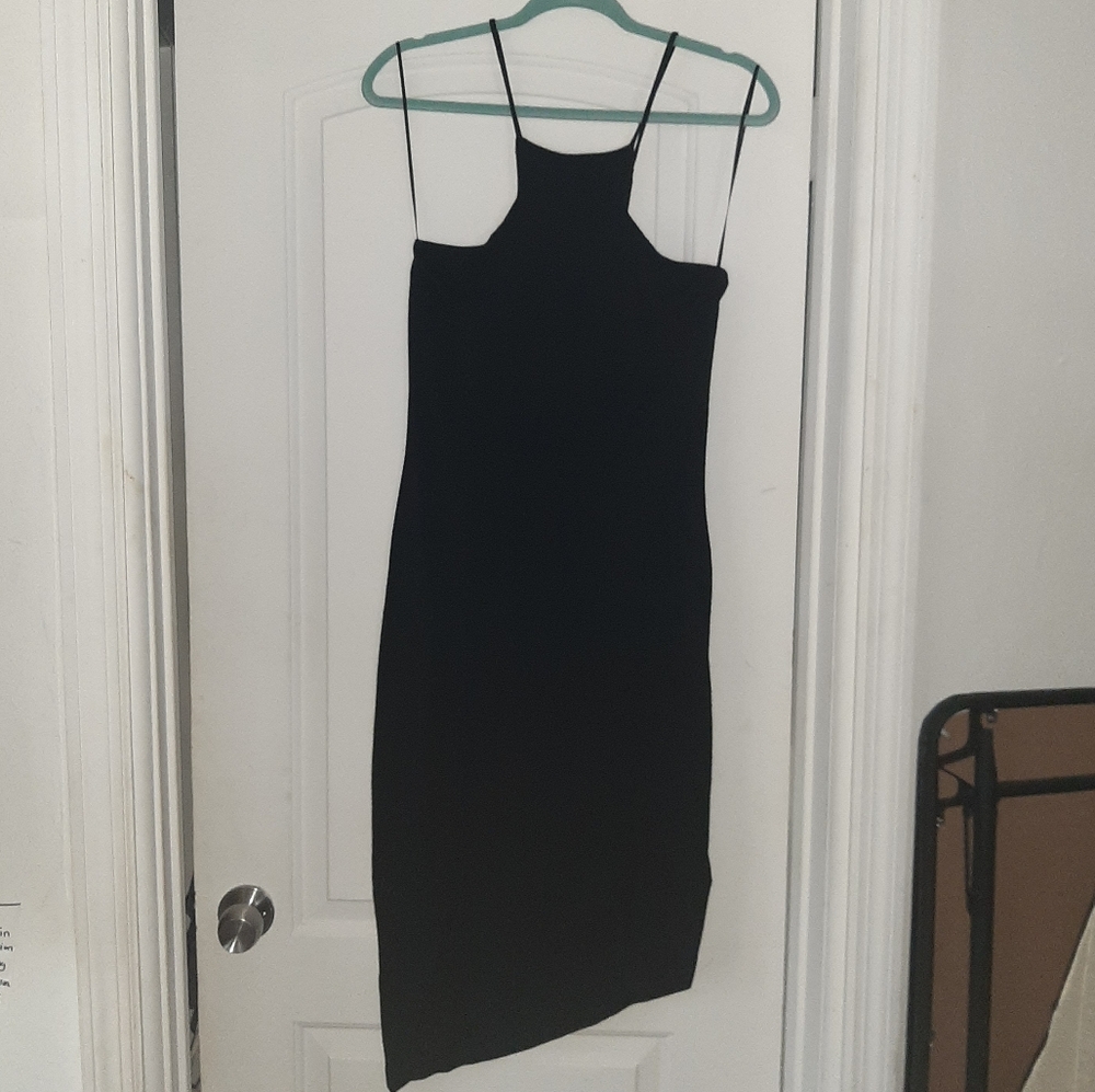 Black Express Asymmetrical Dress